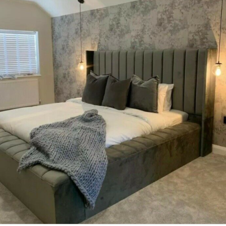 Ambassador Wingback Panel Bed