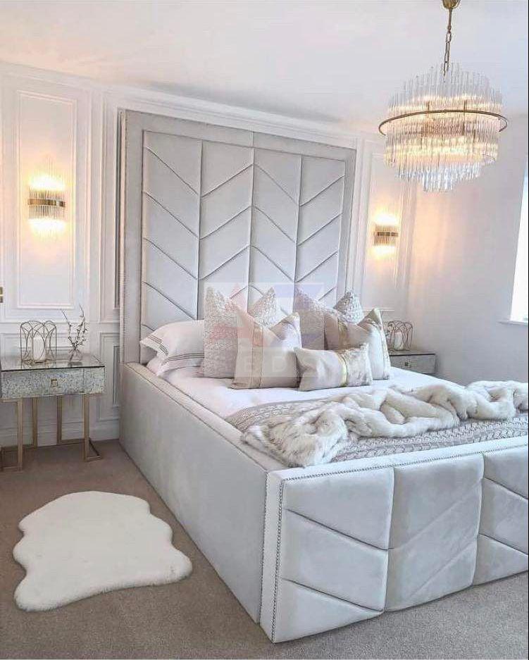 High Headboard Leaf Bed