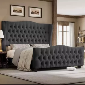 Alpine Wingback Bed